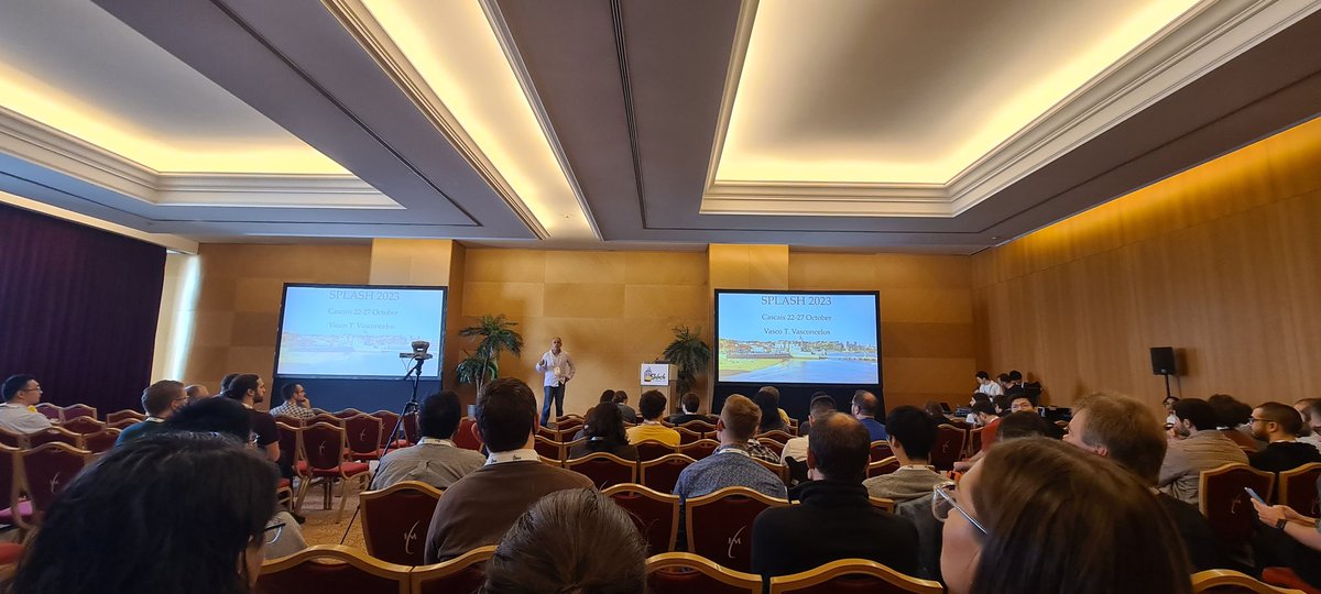 JudithMichael_'s tweet photo. The main days of #SPLASH23 @splashcon start with the opening session #OOPSLA23 https://t.co/tgeYs3E20p
