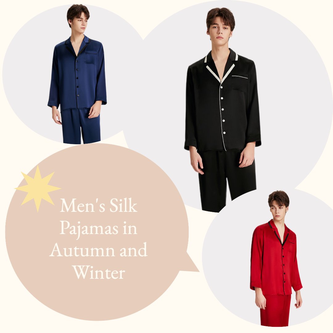 Blue, black, or red? For me, I chose the silk pajamas in black! #silkpajamas #silk #casual #ootdideas #outfitideasforyou #comfortablestyle #silklover #sleepwear #selfcare #OOTD #comfort #Black #mensclothing