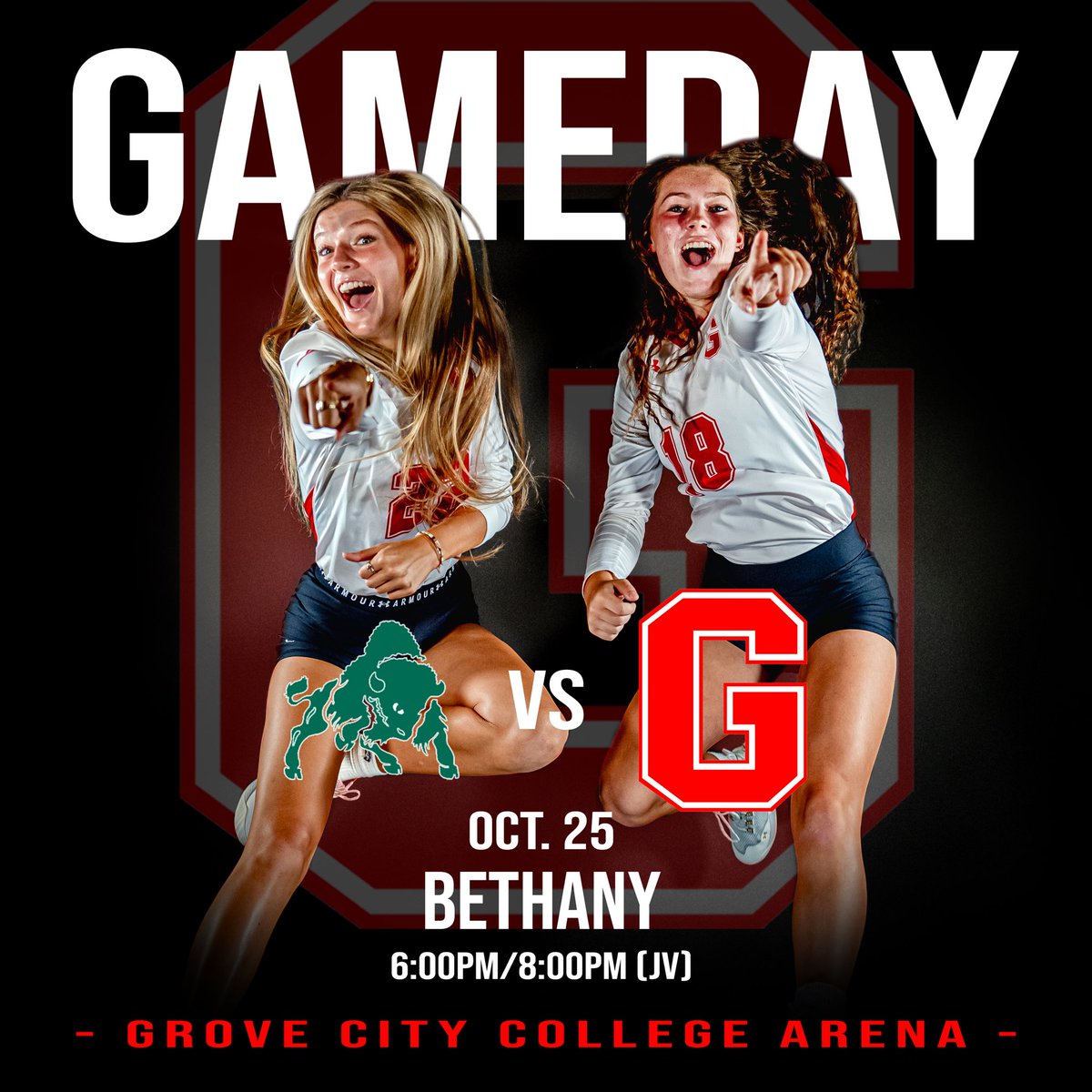 BIG games call for BIG crowds! Let’s pack the Arena tonight at 6PM for what should be a great PAC matchup! We will also have a JV match directly after the varsity match. #wolverinestogether #1percentmore
