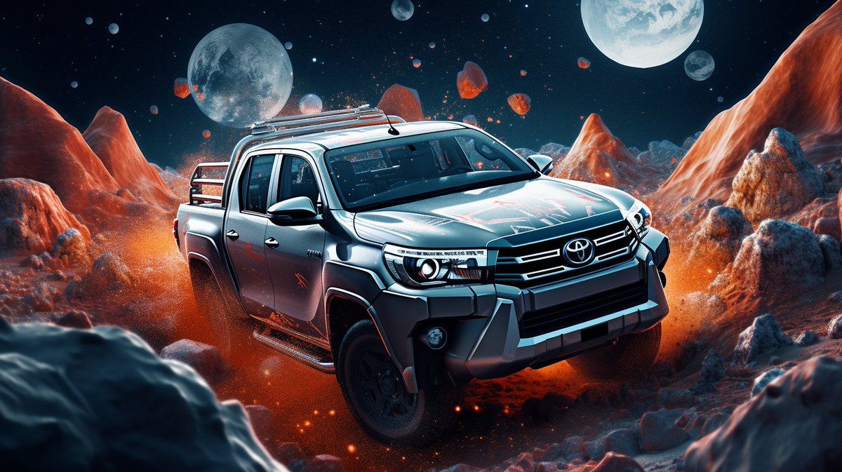 HCreativaCom's tweet photo. Vamos juntos en esta aventura #Midjourney #Creatividad #Toyota https://t.co/yC3e8ZKwRK