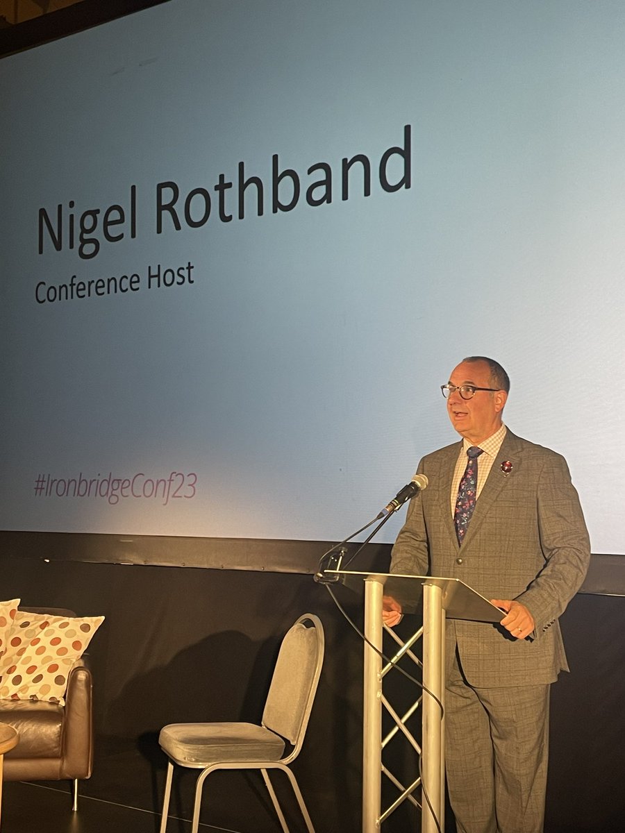 NJLR's tweet image. Ready to go. Sound check done and delegates starting to arrive for @WM_MuseumDev Ironbridge Conference. ‘Purpose- Practice - Pizzazz. #IronbridgeConf23 #ConferenceHost