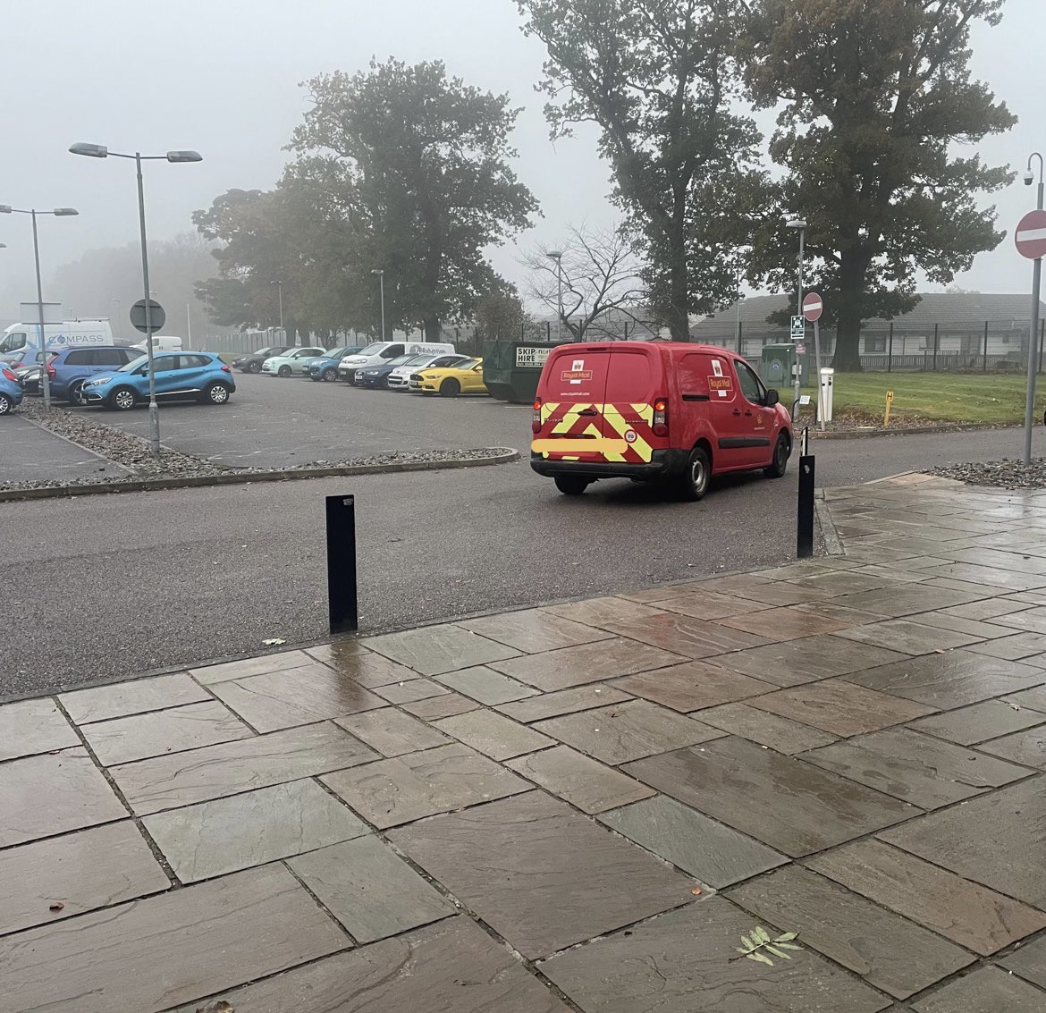 On the picket line at the University of Highlands and Islands. Uplifting and always emotional to witness the local postie refuse to cross our members picket line 🥹✊ Solidarity in action. Thank you @CWUnews