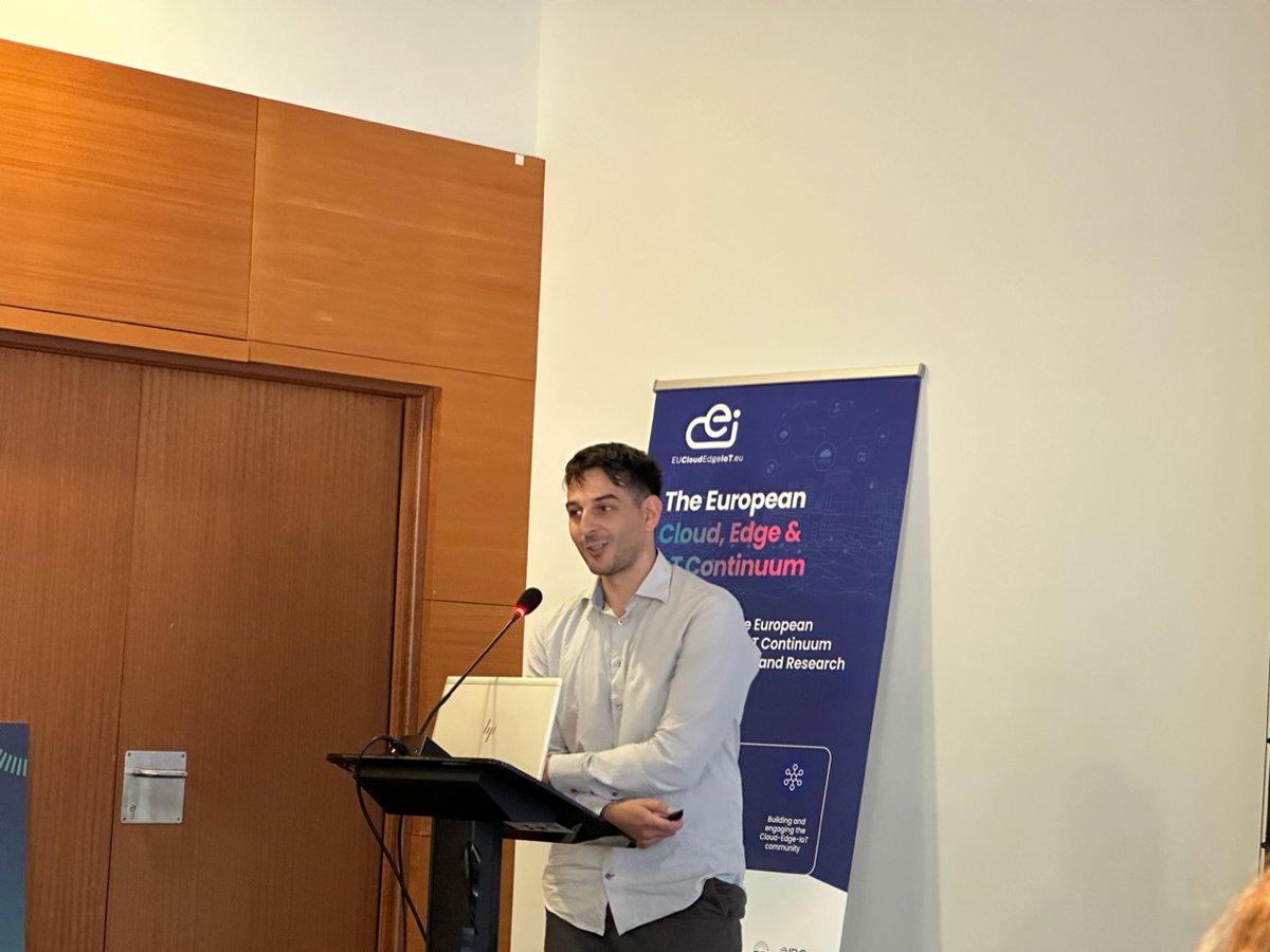 The session 'Mobility and Transportation: Evolving Value Chains and Market Dynamics in the Computing Continuum' at the #EDBVForum is ongoing at📍 Room 4C. Our project coordinator Foivos Galatoulas presenting EMERALDS during the @EU_CloudEdgeIoT session. If you are around, join us