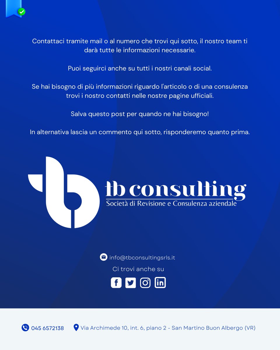 TB Consulting
Financial Advisors News 🗞
Impianti Sportivi 2023 - Seconda Apertura 🏟️
Per ogni tipo di informazione puoi contattare il nostro team di esperti!
#SportJobs
#SportsCareer
#JobSearch
#SportsIndustry
#Hiring
#SportBusiness
#NowHiring
#SportsOpportunities
#JobOpening