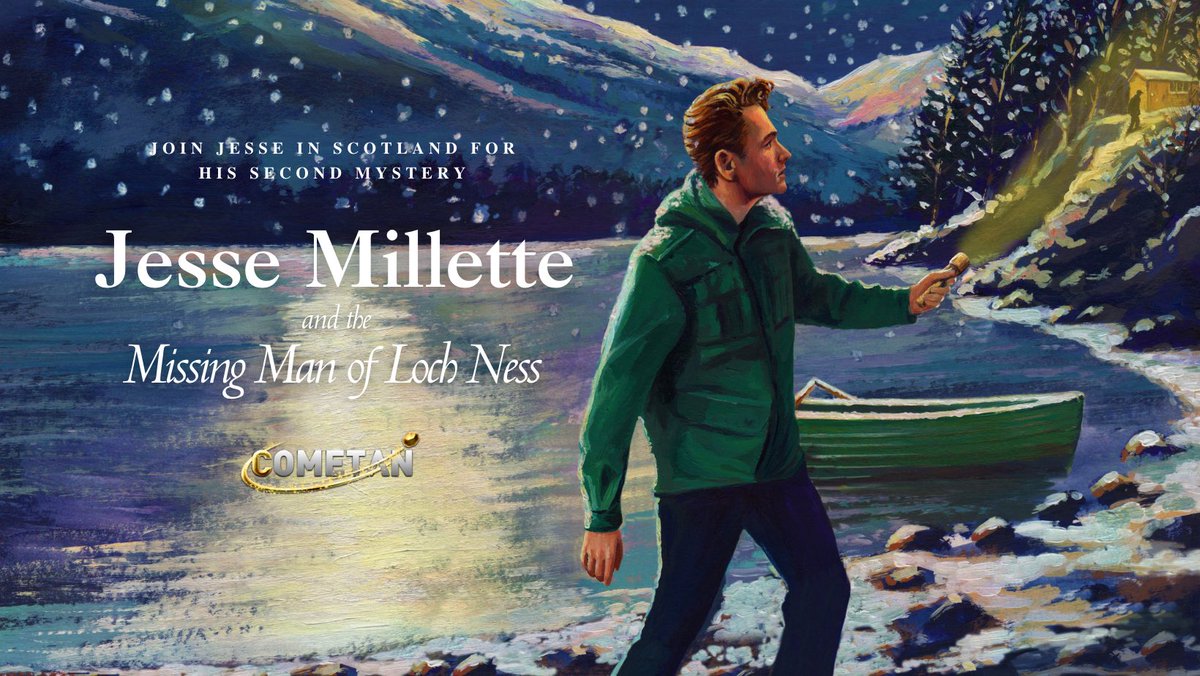 The day has arrived! Join Jesse Millette in Scotland for his next mystery called the Missing Man of Loch Ness. The book is available from today in hardcover, paperback and Kindle eBook formats here – amazon.co.uk/Jesse-Millette…

#mystery #lochnessmonster #books