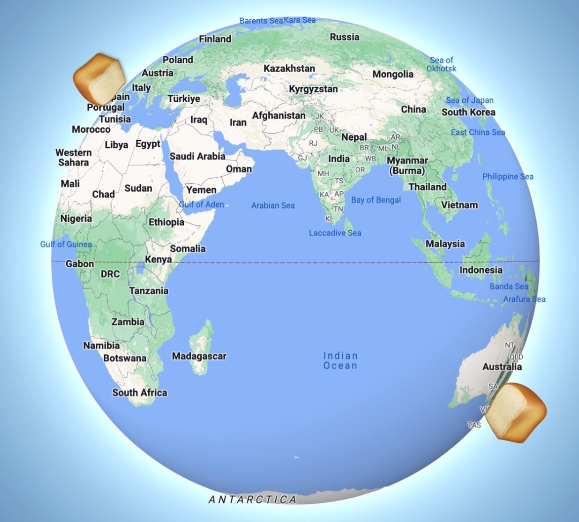 emaadparacha's tweet photo. And thus making the world’s largest sandwich, made of Earth itself 🥪🌍🍞 https://t.co/MU58dL5Cs6