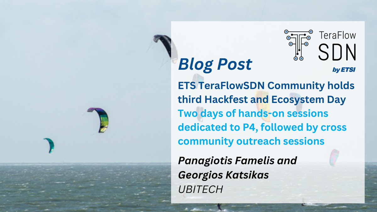 Read our new BLOG post describing #TFShackfest in Castelldefels, Barcelona. 1,5 days of theory and hands on sessions dedicated to P4 usage in #TFS lead by key members of the #community  #TheStandardsPeople #OpenSource #SDN
tfs.etsi.org/news/20231024_…