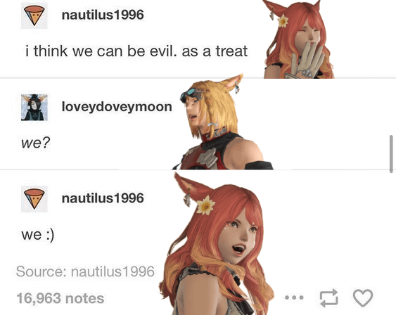 another great night of not doing my homework and doing some wolposting only i will enjoy #ffxiv