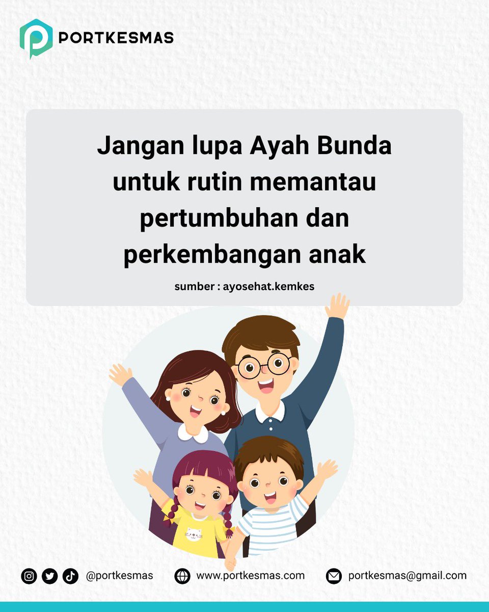 Anak-anak adalah aset berharga bangsa! Stunting dapat menghambat potensi mereka.

Deteksi dini dan tindakan preventif adalah kunci untuk memastikan mereka memiliki masa depan yang sehat dan cerah.

Sumber : <a href="/ayosehat/">AYOSEHAT INDONESIA</a>.kemkes 

#CegahStunting 
#Portkesmas #MudaSatSet