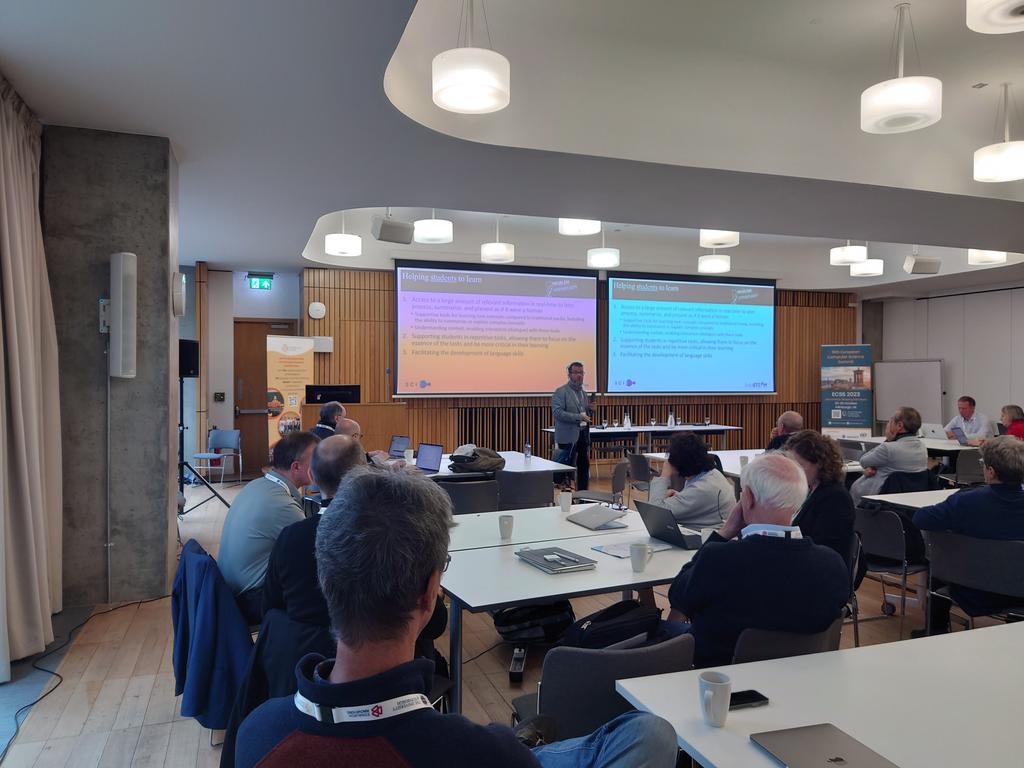 Covadonga Rodrigo (@cova_rodrigo) on Twitter photo Helping students and teachers to use AI based tools in an effective and responsible way. Listening to David López <a href="/la_UPC/">Universitat Politècnica de Catalunya (UPC)</a> at the ECSS 2023 conference <a href="/EdinburghUni/">The University of Edinburgh</a> <a href="/ETSIIUNED/">ETSI Informática UNED</a> Helping students and teachers to use AI based tools in an effective and responsible way. Listening to David López <a href="/la_UPC/">Universitat Politècnica de Catalunya (UPC)</a> at the ECSS 2023 conference <a href="/EdinburghUni/">The University of Edinburgh</a> <a href="/ETSIIUNED/">ETSI Informática UNED</a>