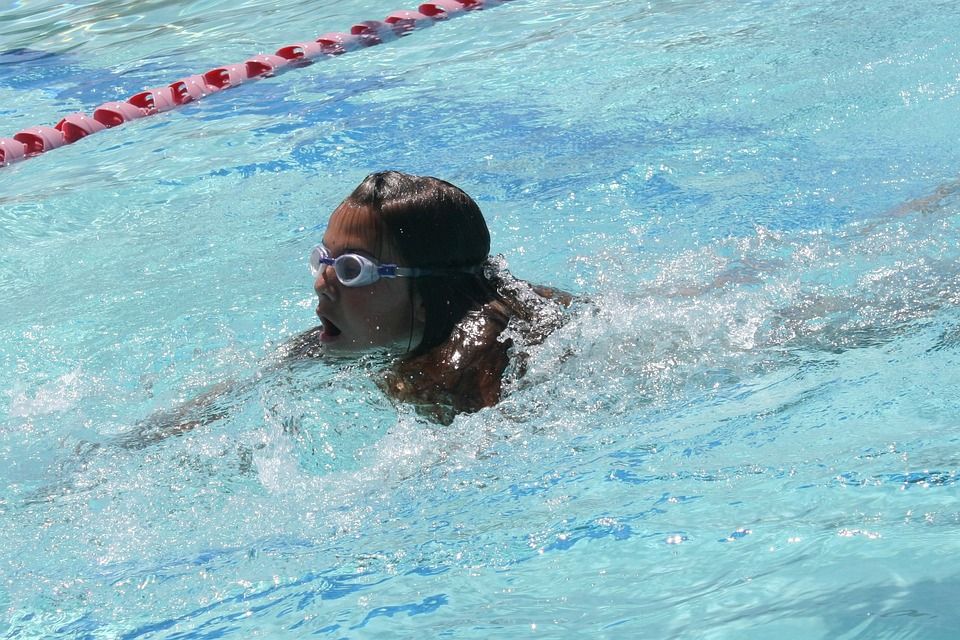 Sign up for Swim Team! This City Wide Swim program is a competitive group of swimmers between the ages of 6 to 18. bit.ly/3rA8sNo