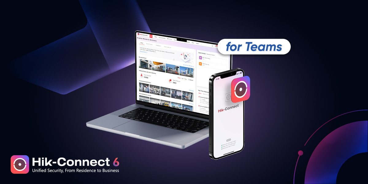 HikvisionHQ's tweet photo. Introducing #HikConnect 6.0! 📷
Now, companies can do more than ever before with Hik-Connect new team features.
With a simple primary admin account setup, you can now quickly add a whole team to the multi-user account setup.
Learn more: https://t.co/QxNmjytU2O
#Hikvision #SMB https://t.co/GqxppWl8KF