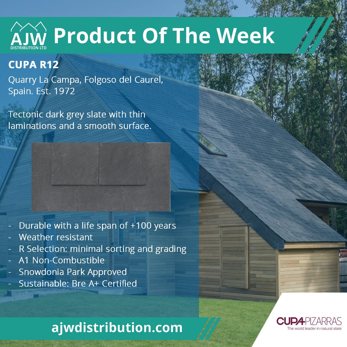 AJWDistribution's tweet image. ✨Product of the Week✨

CUPA 12 is the perfect choice for your next pitched roofing project 😍

Find out more below 👇

bit.ly/470uWGq 

#AJWDistribution #rooftop #roofing #roofingexperts #roofingsupplies