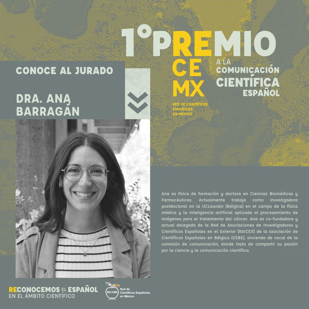 CONOCE AL JURADO: 👩‍🔬🤝🌟Ana Barragán, Co-fundadora y Delegada de RAICEX, la red de redes más importante de científicos españoles en el mundo, interlocutora con alcance global para colaborar y conectar con las instituciones científicas públicas y privadas a nivel internacional.