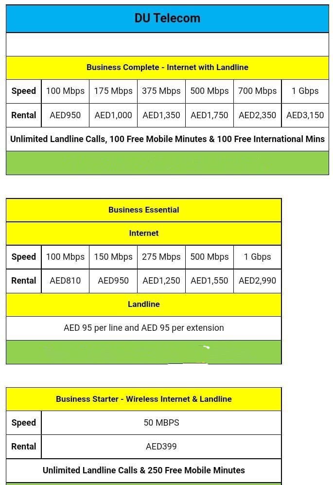 Du business fiber latest offers with 2 months free . 
Dm for further information