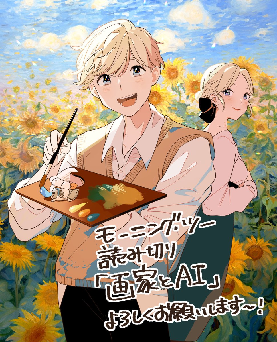 掲載時のイラストまとめ📌 
#画家とAI 