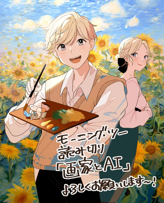 掲載時のイラストまとめ📌 
#画家とAI 