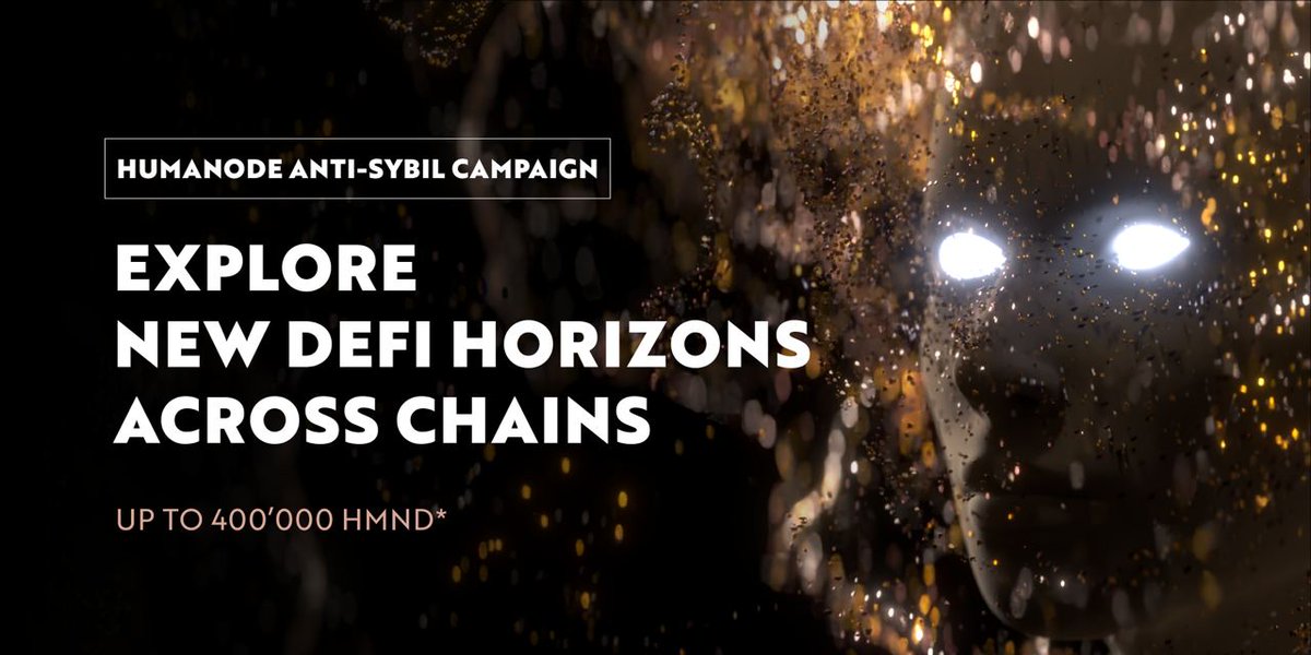 humanode_io's tweet photo. Teaming up with our partners to guide you through some of the most exciting new projects in the crypto world, Humanode unveils: 

🔥Humanode Anti-Sybil Campaign: Dawn of BioDeFi on @Galxe 🔥 

What’s in store:

🔎Explore top crypto projects with us: Cross-chain Dapps, bridges, swaps, pools & more.
🚀Chance to win up to 0.1% HMND supply as rewards; 100,000 HMND for early participants.
🛡Truly Sybil-resistant: one human, one reward. No bots/multi-accounts!
Dive in: https://t.co/bU39i5lyMd