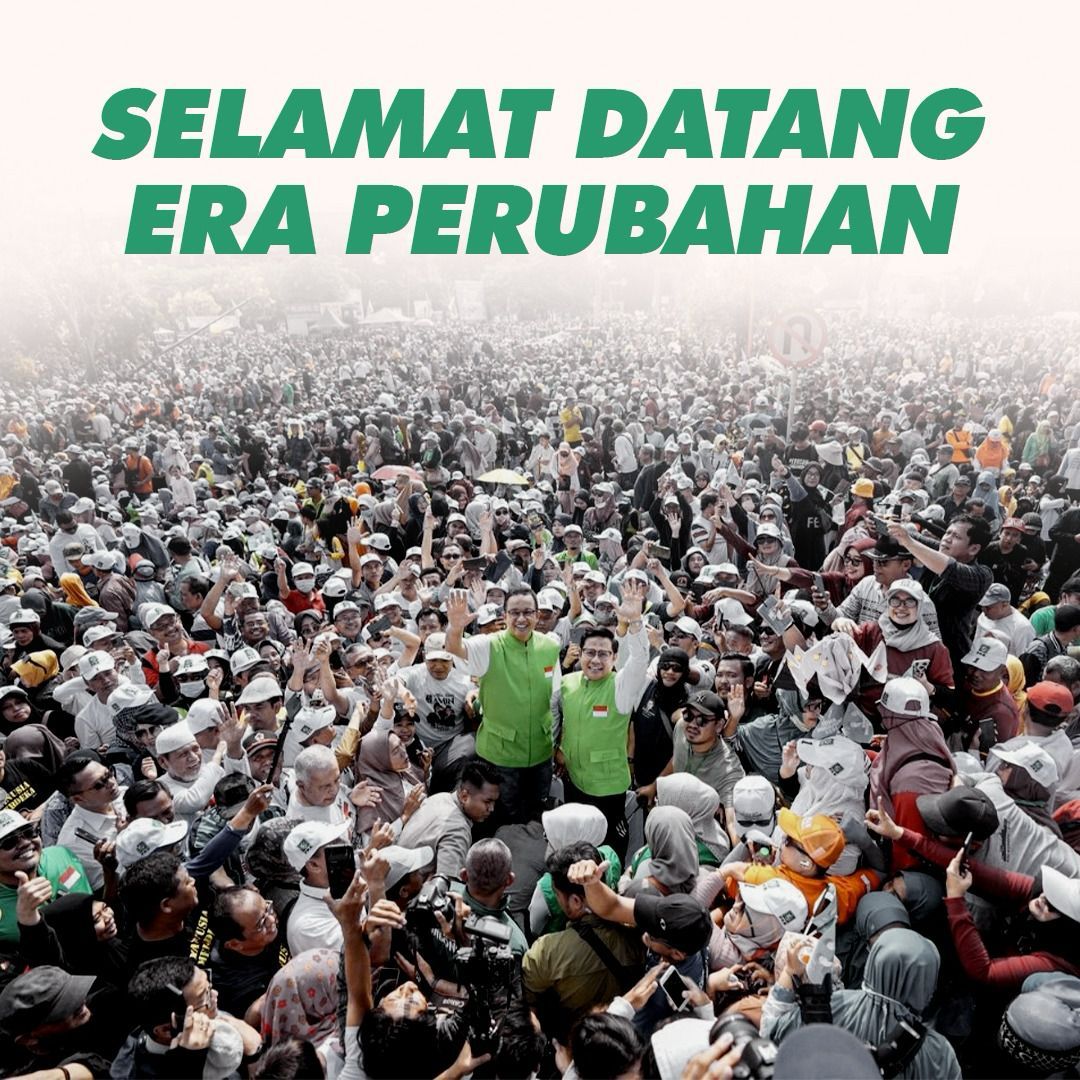 pb_jabar's tweet photo. SELAMAT DATAMG ERA PERUBAHAN #aniesmuhaimin2024 
#Amin
#perubahan https://t.co/nExUaTt0HI