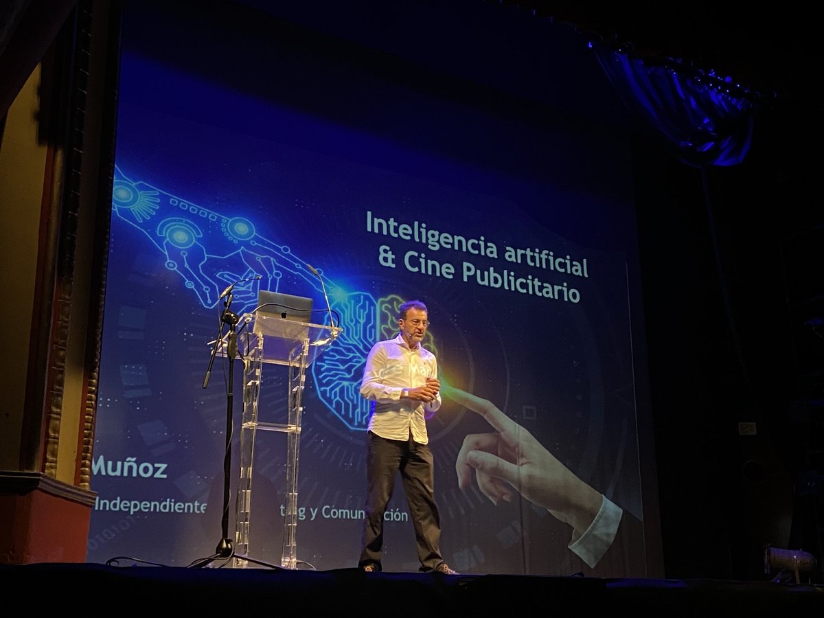 Conferencia integra sobre la evolución de la inteligencia artificial generativa y cómo afecta a la producción publicitaria youtu.be/EMZkeaQMXYE