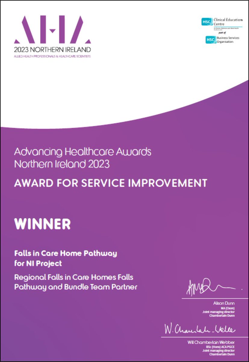 Paulah.crawford@belfasttrust.hscni.net (@crawfordpaulah) on Twitter photo Advancing Healthcare awards NI 2023, 'Falls in Care Home Pathway' winners, well done 👏to all the multidisciplinary teams involved <a href="/publichealthni/">Public Health Agency</a> @cearaSLT <a href="/CarolineLecky1/">Caroline Lecky RN</a> and regional #MOOP care home pharmacy team <a href="/Moira29/">Moira Kearney</a> <a href="/gillmca/">Gillian Mcaleer</a> <a href="/bwalker_24/">Barbara Duffield</a> <a href="/mccusker_eimear/">Eimear McCusker</a> <a href="/GRTraub/">Gillian Traub</a> Advancing Healthcare awards NI 2023, 'Falls in Care Home Pathway' winners, well done 👏to all the multidisciplinary teams involved <a href="/publichealthni/">Public Health Agency</a> @cearaSLT <a href="/CarolineLecky1/">Caroline Lecky RN</a> and regional #MOOP care home pharmacy team <a href="/Moira29/">Moira Kearney</a> <a href="/gillmca/">Gillian Mcaleer</a> <a href="/bwalker_24/">Barbara Duffield</a> <a href="/mccusker_eimear/">Eimear McCusker</a> <a href="/GRTraub/">Gillian Traub</a>