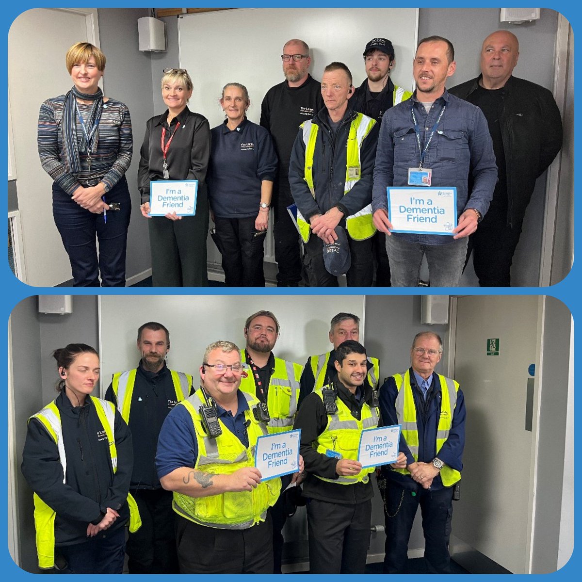 CarlisleDaa's tweet photo. Our lovely Chair Kevin said its been great to be able to provide #Dementia Friends #Awareness Sessions for staff at @TheLanesSC and good to hear about their positive support for the Age Friendly Carlisle project.

#Insights #Understanding #Impact #Community https://t.co/hFmu6OlkOu