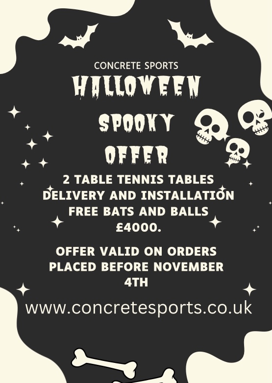 Special Offer🏓

#tabletennistable #offer #schoolsuk #outdooractivities
concretesports.co.uk