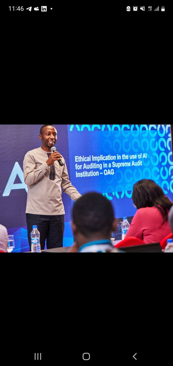 Isaca_kenya's tweet photo. Day 1.The #GRConference 2023 by ISACA Kenya Chapter is ON!
#GRC2023
#GRConference
#GRCinLeanTimes
"While we appreciate AI, we must remember that it relies on old data for itsΒ learning"Β Isaac Kamau - Office of the Auditor General
25th October 2023 - Sarova Imperial Hotel, Kisumu https://t.co/fVFy0f0vIF