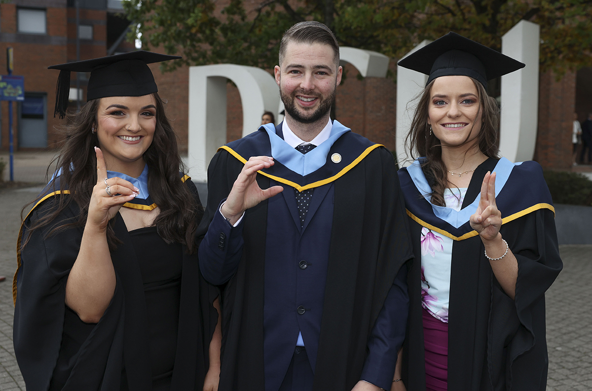 Dublin City University (@dcu) on Twitter photo Three DCU graduates have made history by becoming the first to graduate as primary school teachers using Irish Sign Language (ISL) pathway. The programme was introduced in DCU in 2019. Read the <a href="/irishexaminer/">Irish Examiner</a> news article here: launch.dcu.ie/3S7ON28 Three DCU graduates have made history by becoming the first to graduate as primary school teachers using Irish Sign Language (ISL) pathway. The programme was introduced in DCU in 2019. Read the <a href="/irishexaminer/">Irish Examiner</a> news article here: launch.dcu.ie/3S7ON28
