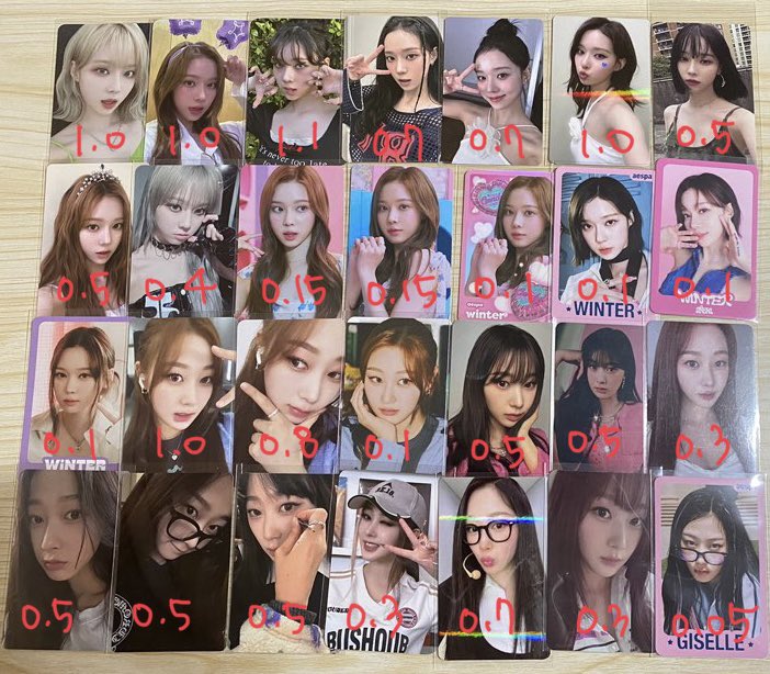 vtradev's tweet photo. 에스파 포카 양도 aespa photo card poca sell wts 

📦shipping fee+0.2

1.0 이상 거래 
video proof❌

https://t.co/V2YOXJvtir
or dm

카리나 지젤 윈터 닝닝 팝업 트레카 앨포 엠디 MD 미개봉 karina giselle winter ningning pob 포토카드 https://t.co/ebsc2beQU0