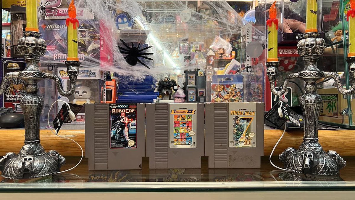 zoneretrocash's tweet photo. Arrivage 🤩 🤩 🤩 lot de jeux #nes #robocop #trackandfield2 #tracknfield2 #metalgear #doubledragon #batman #retrogaming https://t.co/4oTLvxYRuZ