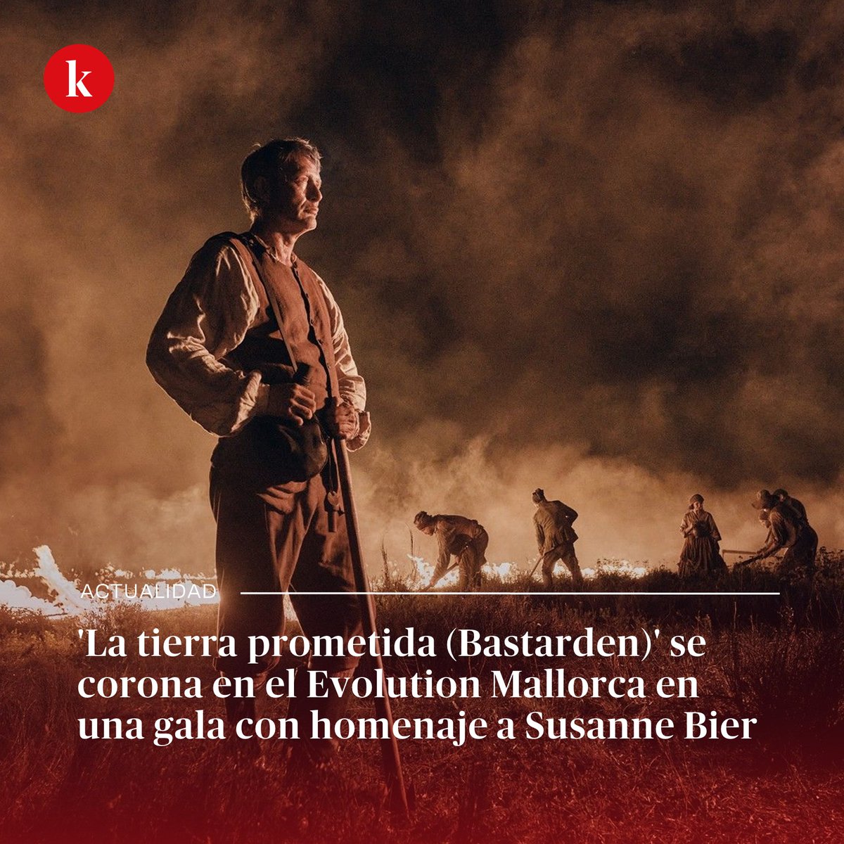 🎬🏆 PALMARÉS | El @EVOLUTIONIFF cierra su edición de 2023 coronando a 'La tierra prometida' (@BTeamPictures) ➡️ La nueva película de Nikolaj Arcel protagonizada por Mads Mikkelsen se lleva tres premios, incluyendo Mejor Película 🔗 kinotico.es/actualidad/202…