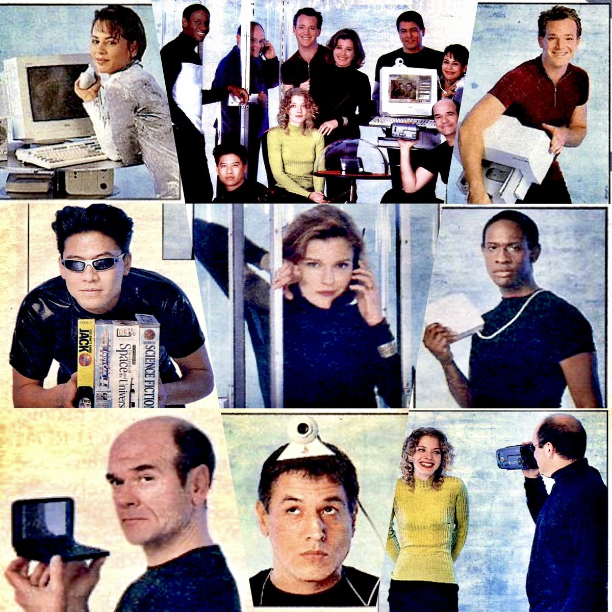 GlojoCuscuhing's tweet photo. A very young Cast looking back Star Trek Voyager 🖖.
#StartrekVoyager #Voyager
#CastCrew #Lookingback
#OldPromotiomalPhotos https://t.co/ksGbu3UqHL