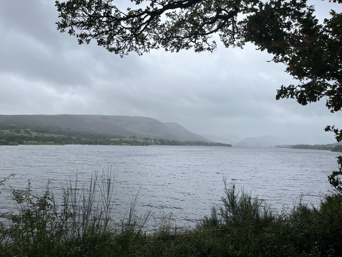 It was biblical rain and I kid you not, a man in #PooleyBridge was CUTTING HIS LAWN while the bottom of his garden flooded.
A damp #HillfortsWednesday