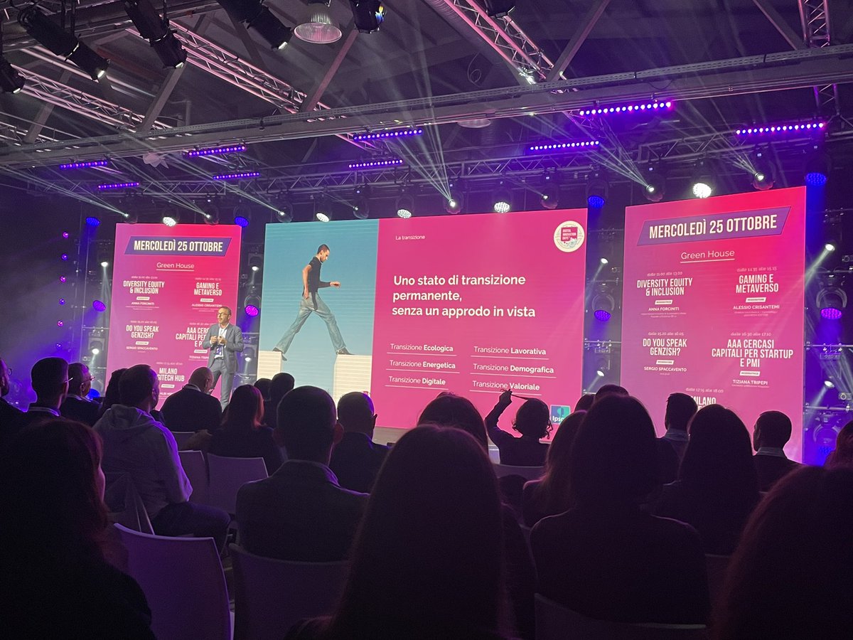 Gabol86's tweet photo. Al via @DIDAYSIT con l’analisi del panorama attuale e delle #policrisi  raccontate da @IpsosItalia. Giornata dedicata a ispirazioni e condivisioni in @TalentGardenit 🤩 https://t.co/ZBpxdJMArJ