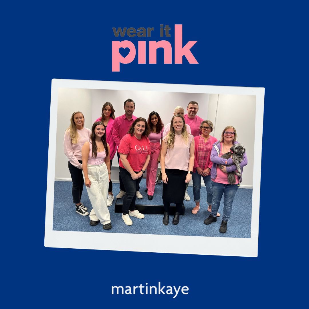 Last week, the <a href="/MartinKayeLLP/">Martin Kaye</a> team went pink for Wear It Pink day and raised money for one of our chosen charities; <a href="/LingenDavies/">Lingen Davies Cancer Support</a>  The day is to raise money and awareness of breast cancer. Thank you to everybody who took part 🩷
 
#wearitpink #breastcancer #charity