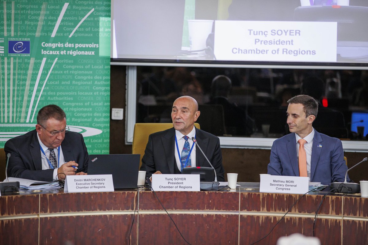 soyertunc_en's tweet photo. I am very excited to announce that I have been elected as the President of the Chamber of Regions at the Council of Europe.

After a three-day marathon where the Presidents and executive bodies of the two chambers representing 130,000 local governments from 46 countries were elected, I will proudly represent Izmir and Türkiye at the highest level.

As we enter the second century of our Republic, the pride of this international duty I have undertaken is matched by a great responsibility. I will work with dedication, determination, and love.