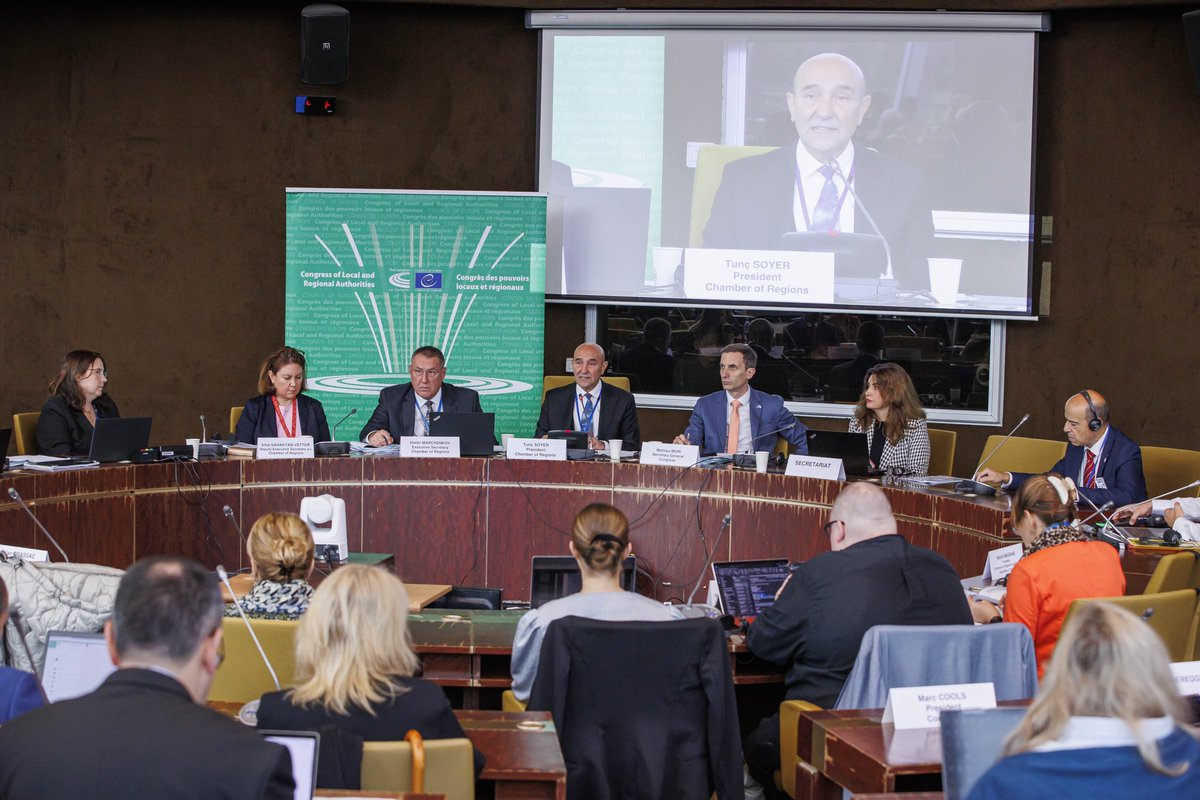 soyertunc_en's tweet photo. I am very excited to announce that I have been elected as the President of the Chamber of Regions at the Council of Europe.

After a three-day marathon where the Presidents and executive bodies of the two chambers representing 130,000 local governments from 46 countries were elected, I will proudly represent Izmir and Türkiye at the highest level.

As we enter the second century of our Republic, the pride of this international duty I have undertaken is matched by a great responsibility. I will work with dedication, determination, and love.