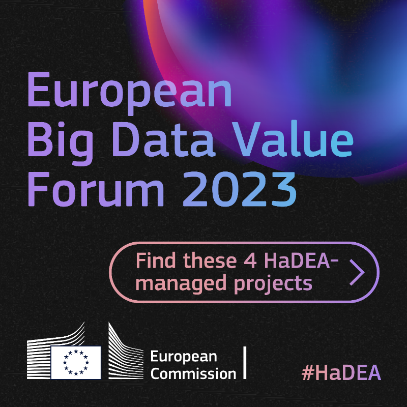EU_HaDEA's tweet photo. The European Big Data Value Forum has started!

4⃣ #HaDEA-managed projects working in the field of #AI and #BigData will attend the event:
🔸 @digitbrain_EU
🔸 @DataCloud2020
🔸 @XMANAI_Project
🔸 @cloudskin2023

Find out more! ⤵ 
#EBDVF23