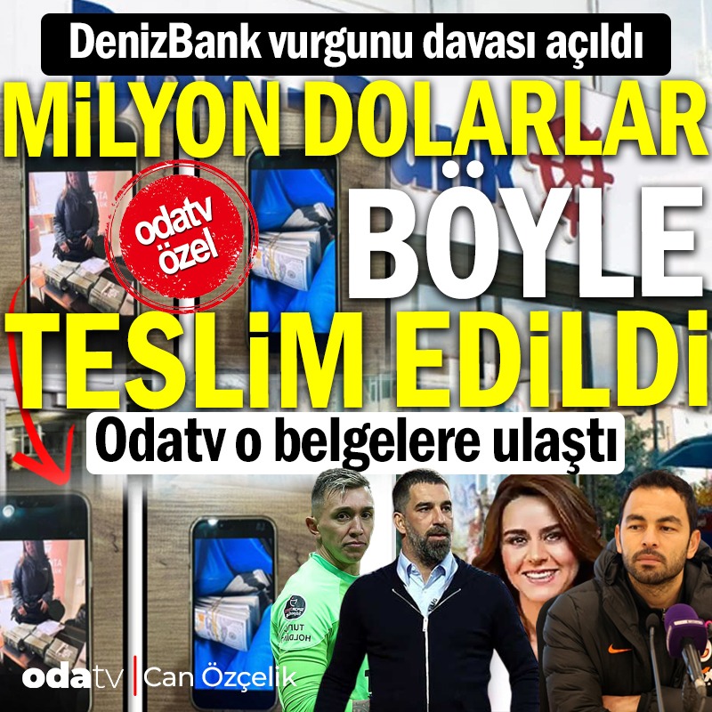 Selçuk İnan, Arda Turan,Emre Belözoğlu... Ünlü isimler Denizbank Şube Müdürü Seçil Erzan'a milyon dolarları bakın nasıl teslim ettiler... Odatv o görüntülere ulaştı. 

Haber | Can Özçelik

#OdatvÖzel 

odatv4.com/yazarlar/can-o…