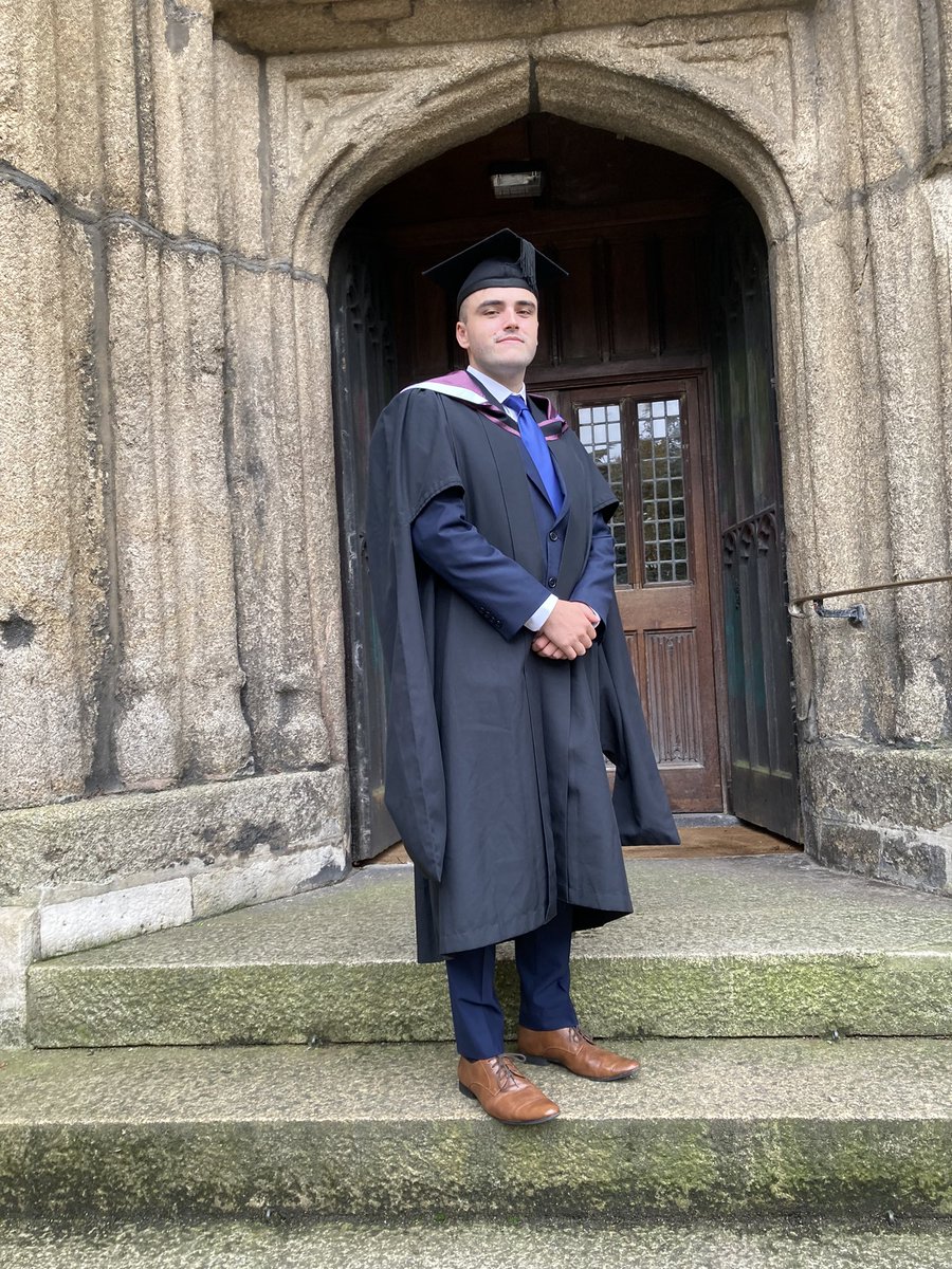 So proud of our wonderful son, graduating from <a href="/marjonuni/">Plymouth Marjon University</a> with MRes