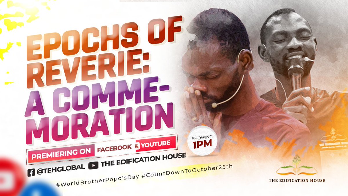 tehglobal_'s tweet photo. Happy Birthday To Our Man of God! @TheBrotherPopo
Join us for an unforgettable cinematic journey as we honor the wisdom, sacrifice, and divine guidance of our beloved pastor. π₯πβ¨
#PastorAppreciation
#thebrotherpopo
#October25
#TheTeachingPriest
#theedificationhouse https://t.co/eeOZAARsmn