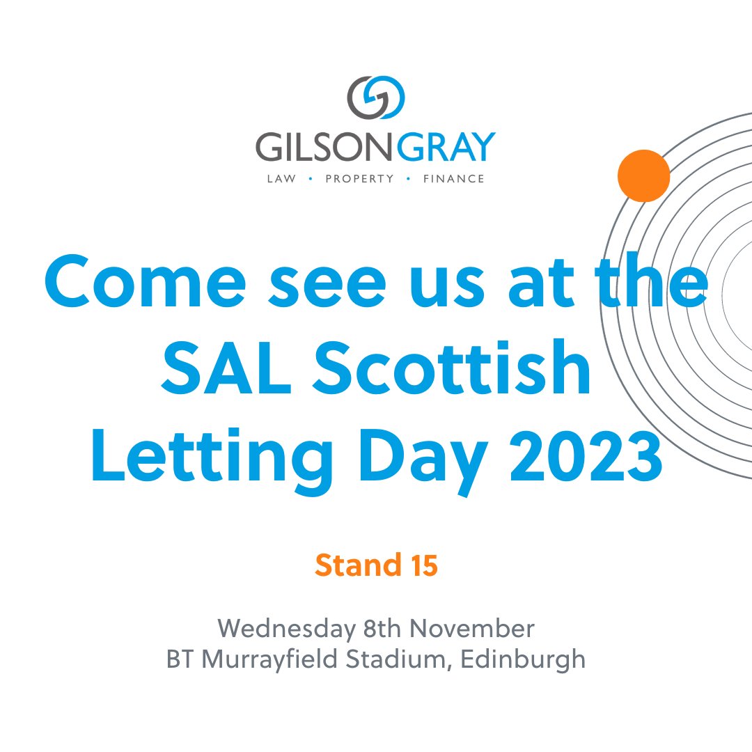A number of team members from our Letting and Debt Recovery services will be in attendance at the upcoming <a href="/scotlandlord/">SAL</a> Scottish Letting Day 2023, ready to discuss your property needs and offer advice and support. Do come along and say hello! 👋