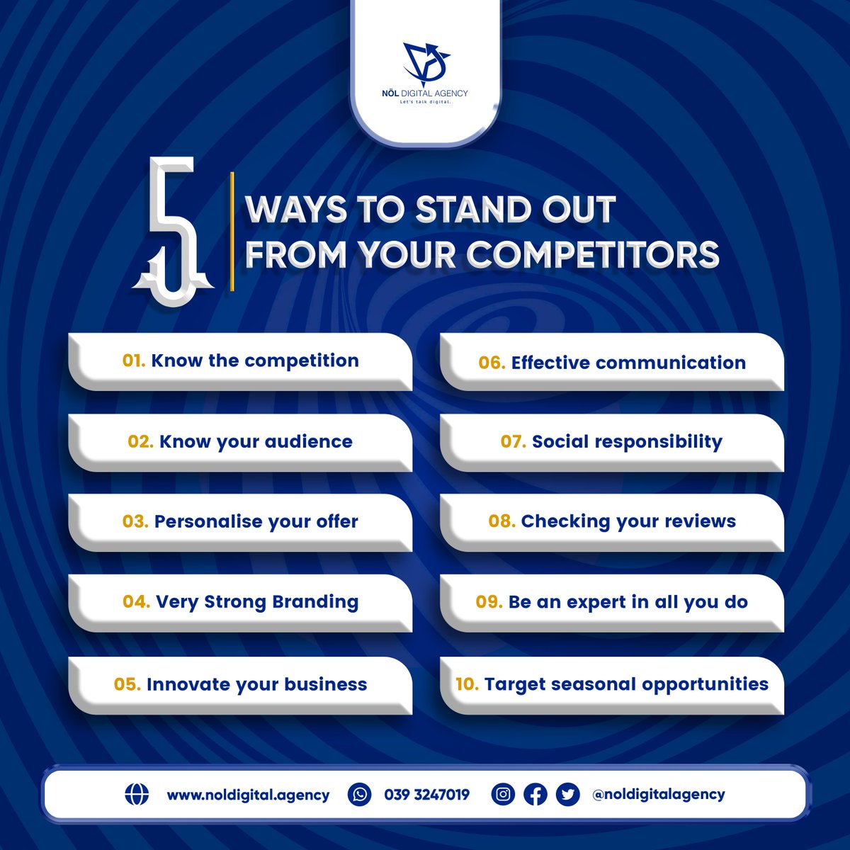 Nol_digital_ug's tweet photo. 🔵 Do you need new ideas to transform your business to something new? Look no further than Nol Digital Agency, the best digital marketing agency around the country.

#noldigitalagency #digitalmarketing #uganda #agency #marketing #socialmediamarketing #socialmedia #business #seo https://t.co/q5wRC40jRI