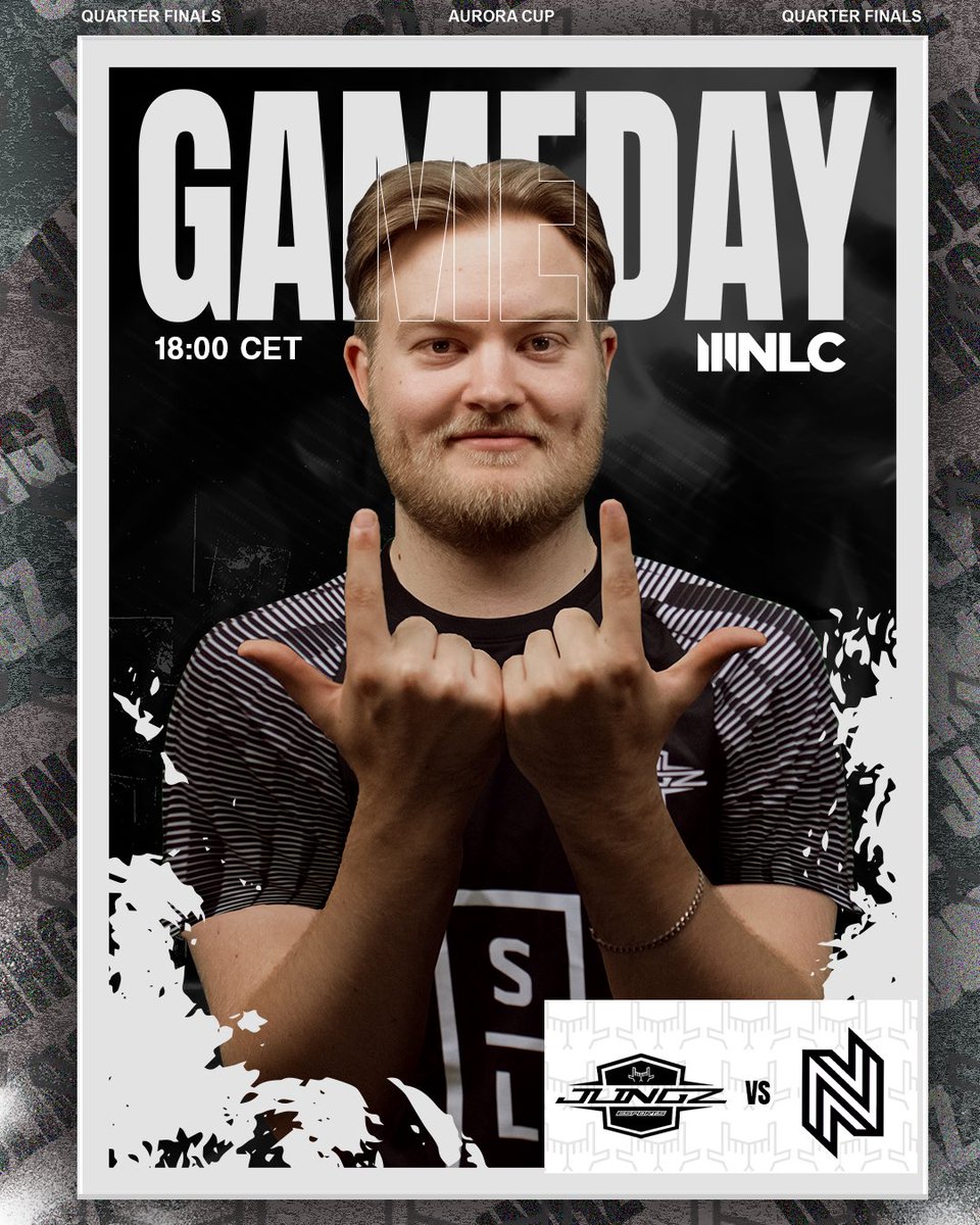 🚀 It's game day! 🎮 

We're going head-to-head with @nativzgg in the NLC Aurora Cup Quarter Finals. 🔥 

Tune in to the action on our journey to victory. 

Watch live at twitch.tv/nlclol. 

Let's do this, JLingz fam! 💪🏆 

#JLingzEsports #NLCQuarterFinals