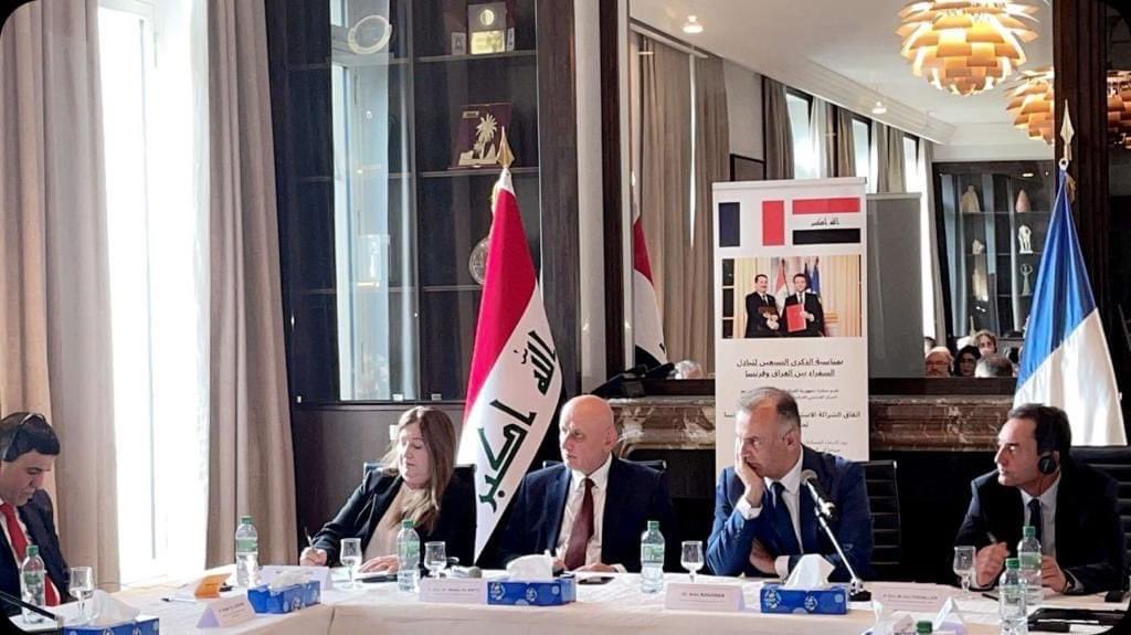 lfffp2022's tweet photo. بدعوة من سعادة سفير جمهورية العراق الدكتور وديع البتي ، شاركت المؤسسة العراقية للسياسات الخارجية في الندوة المقامة في مقر السفارة العراقية بباريس والتي تناقش (( آفاق العلاقات الفرنسية - العراقية بعد توقيع اتفاقية الشراكة الاستراتيجية )) ، وبحضور السفير الفرنسي في بغداد
⬅️ https://t.co/Wn6Rv6Qcek