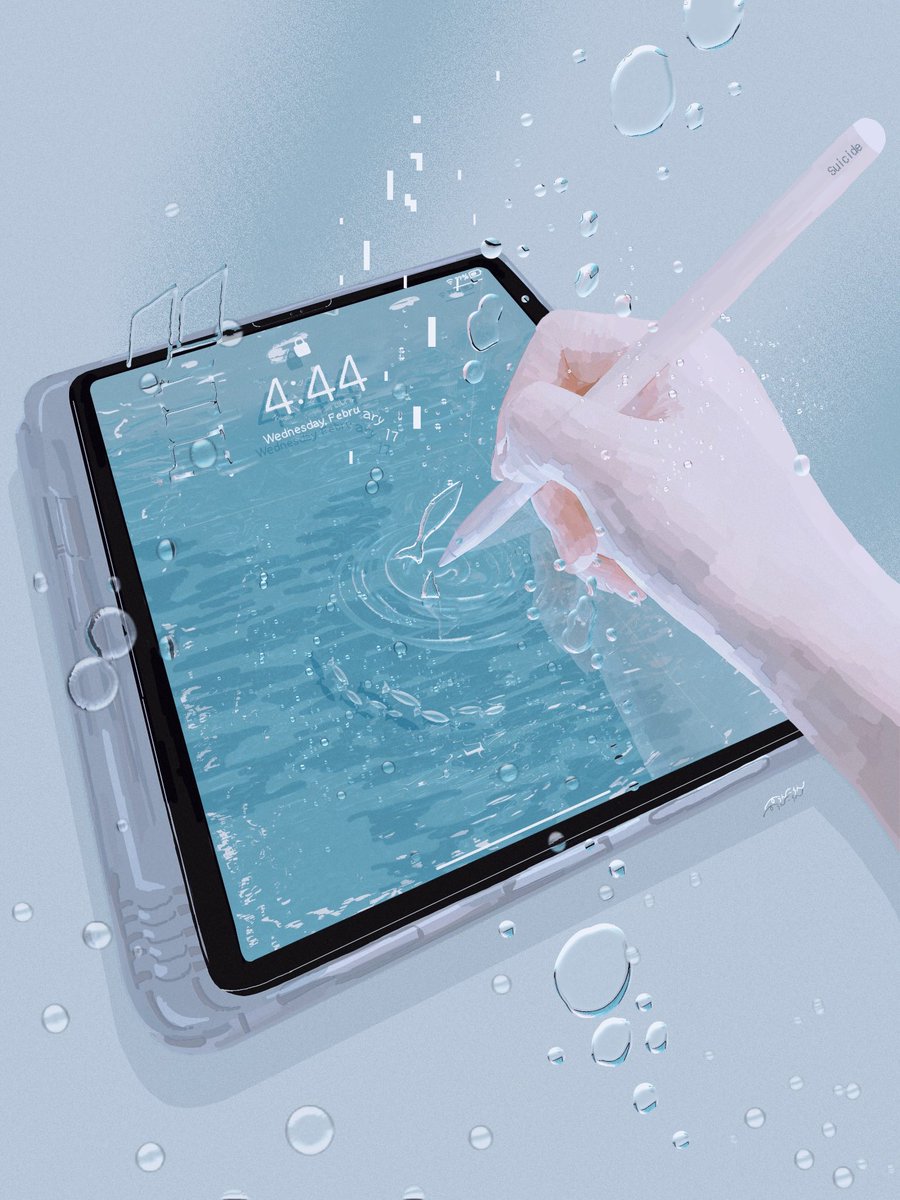 bubble holding water 1other air bubble phone reflection  illustration images