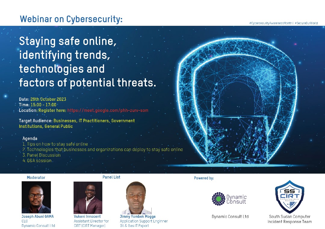 Sign up for this Webinar on Cybersecurity on the following link forms.gle/h5ZsmAmDbyxsjn…