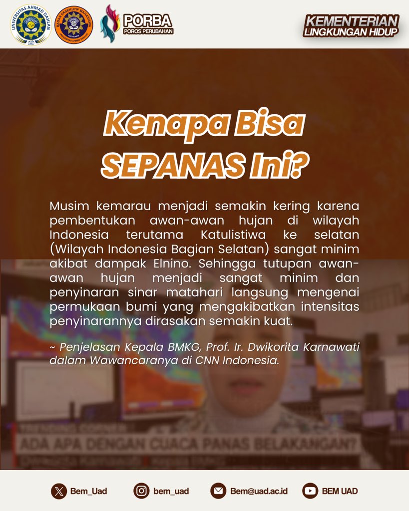 [SUSTAINABLE ENVIRONMENTAL EDUCATION (SEE)]

#PorosPerubahan #WeAreUad #BEMUAD