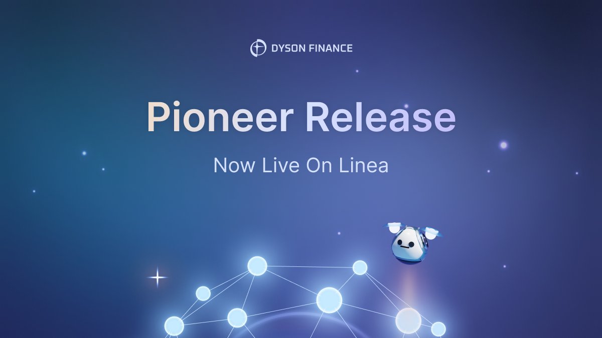 DysonFinance's tweet image. And there it is! Dyson Finance is now LIVE on Linea! 🚀

Explore the future of DeFi &amp;amp; start earning now with our DEX &amp;amp; Dual Investment!

linea.dyson.finance